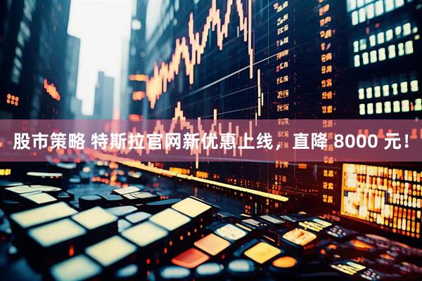 股市策略 特斯拉官网新优惠上线，直降 8000 元！